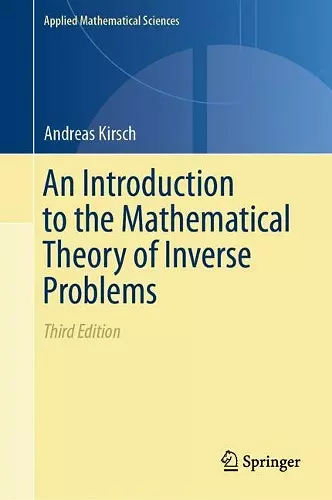 An Introduction to the Mathematical Theory of Inverse Problems cover