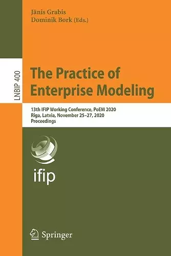 The Practice of Enterprise Modeling cover