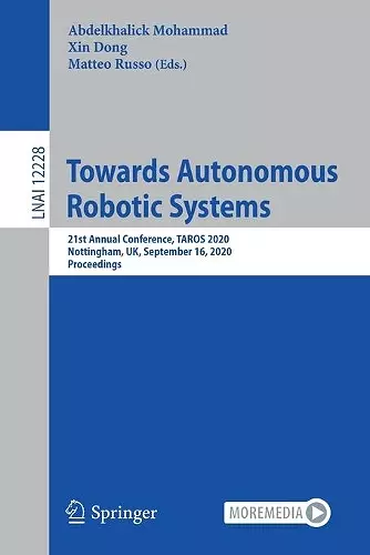 Towards Autonomous Robotic Systems cover