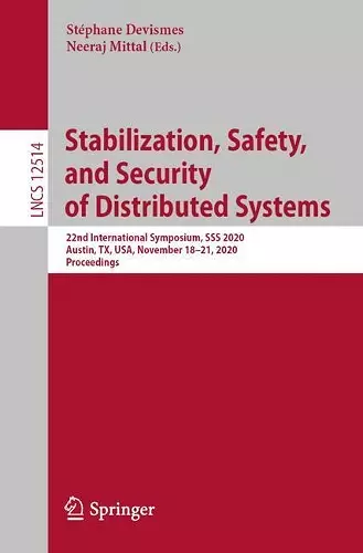 Stabilization, Safety, and Security of Distributed Systems cover