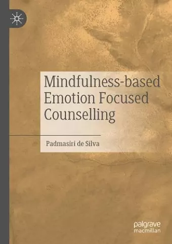 Mindfulness-based Emotion Focused Counselling cover