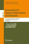 Innovation for Systems Information and Decision cover