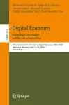 Digital Economy. Emerging Technologies  and Business Innovation cover