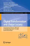 Digital Transformation and Global Society cover