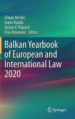 Balkan Yearbook of European and International Law 2020 cover