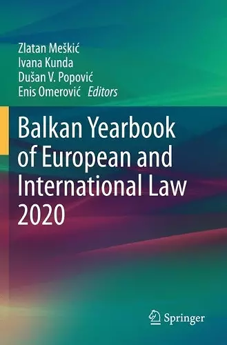 Balkan Yearbook of European and International Law 2020 cover