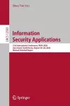 Information Security Applications cover