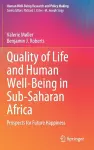 Quality of Life and Human Well-Being in Sub-Saharan Africa cover