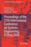 Proceedings of the 27th International Conference on Systems Engineering, ICSEng 2020 cover