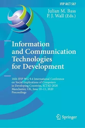 Information and Communication Technologies for Development cover