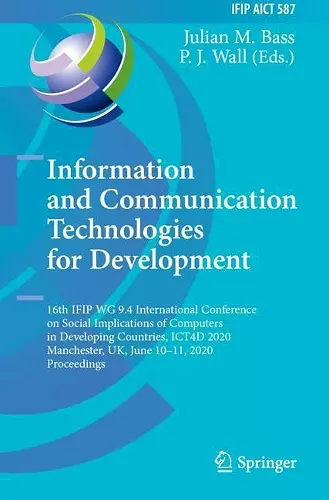 Information and Communication Technologies for Development cover