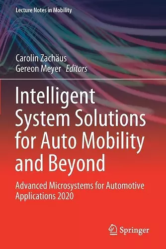 Intelligent System Solutions for Auto Mobility and Beyond cover