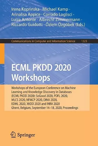 ECML PKDD 2020 Workshops cover