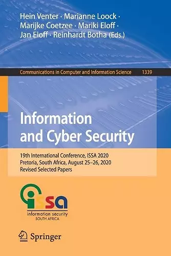 Information and Cyber Security cover