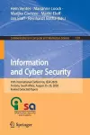 Information and Cyber Security cover