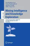 Mining Intelligence and Knowledge Exploration cover