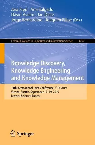 Knowledge Discovery, Knowledge Engineering and Knowledge Management cover