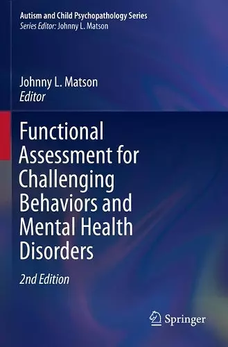 Functional Assessment for Challenging Behaviors and Mental Health Disorders cover