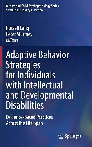 Adaptive Behavior Strategies for Individuals with Intellectual and Developmental Disabilities cover