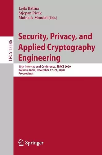 Security, Privacy, and Applied Cryptography Engineering cover