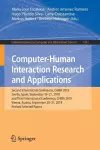 Computer-Human Interaction Research and Applications cover