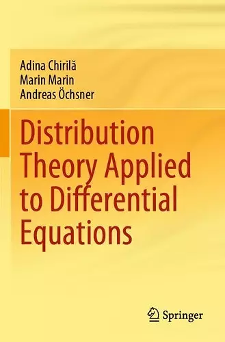 Distribution Theory Applied to Differential Equations cover