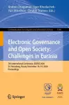 Electronic Governance and Open Society: Challenges in Eurasia cover