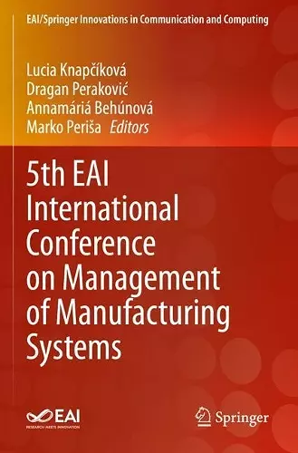 5th EAI International Conference on Management of Manufacturing Systems cover