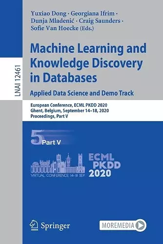 Machine Learning and Knowledge Discovery in Databases. Applied Data Science and Demo Track cover