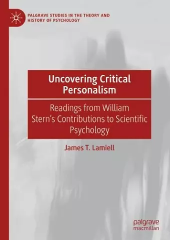 Uncovering Critical Personalism cover