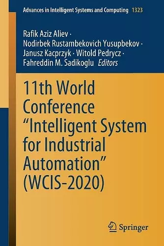 11th World Conference “Intelligent System for Industrial Automation” (WCIS-2020) cover