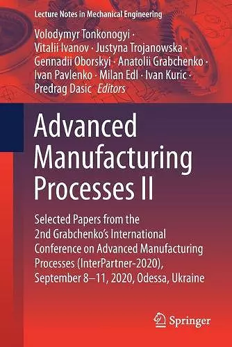 Advanced Manufacturing Processes II cover