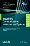 Broadband Communications, Networks, and Systems cover
