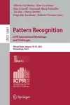 Pattern Recognition. ICPR International Workshops and Challenges cover