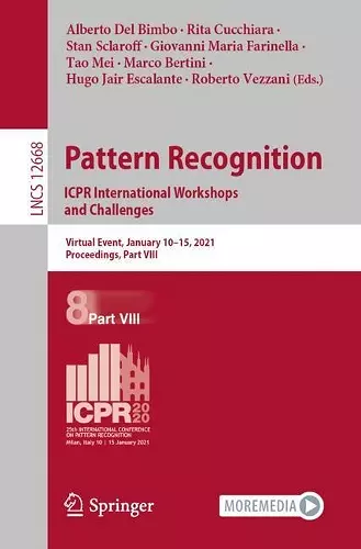 Pattern Recognition. ICPR International Workshops and Challenges cover