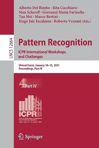 Pattern Recognition. ICPR International Workshops and Challenges cover