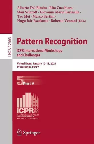 Pattern Recognition. ICPR International Workshops and Challenges cover