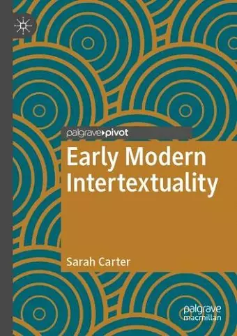 Early Modern Intertextuality cover