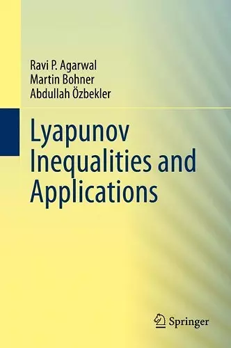 Lyapunov Inequalities and Applications cover