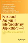 Functional Analysis in Interdisciplinary Applications—II cover