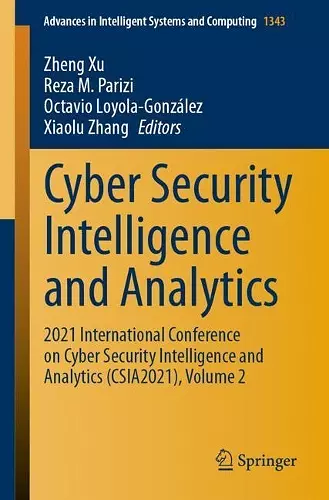 Cyber Security Intelligence and Analytics cover