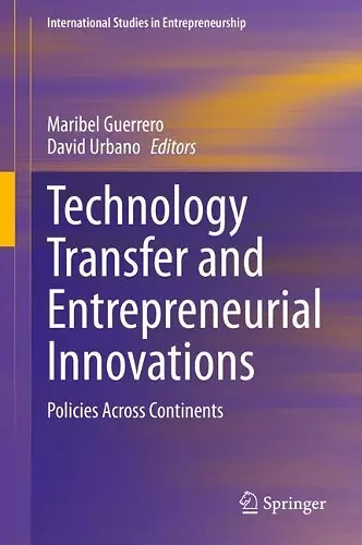 Technology Transfer and Entrepreneurial Innovations cover