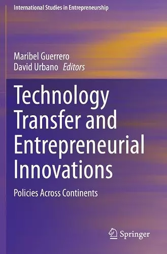 Technology Transfer and Entrepreneurial Innovations cover