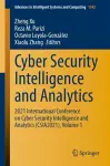 Cyber Security Intelligence and Analytics cover