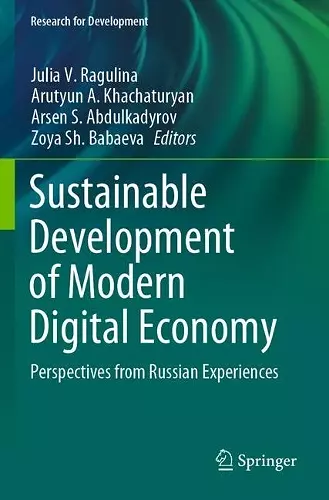 Sustainable Development of Modern Digital Economy cover