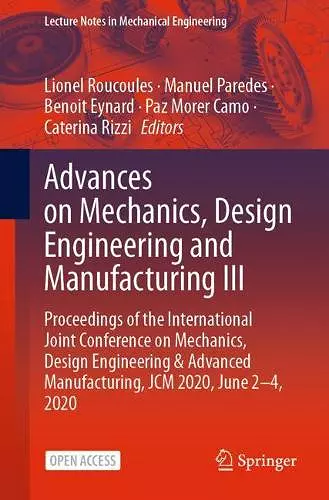 Advances on Mechanics, Design Engineering and Manufacturing III cover