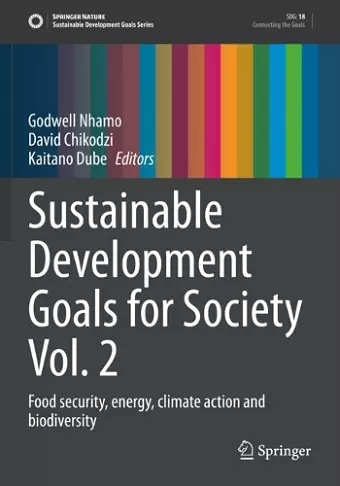 Sustainable Development Goals for Society Vol. 2 cover