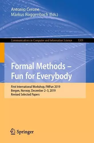 Formal Methods – Fun for Everybody cover