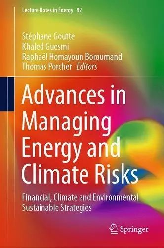 Advances in Managing Energy and Climate Risks cover