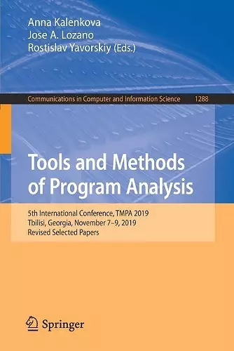 Tools and Methods of Program Analysis cover